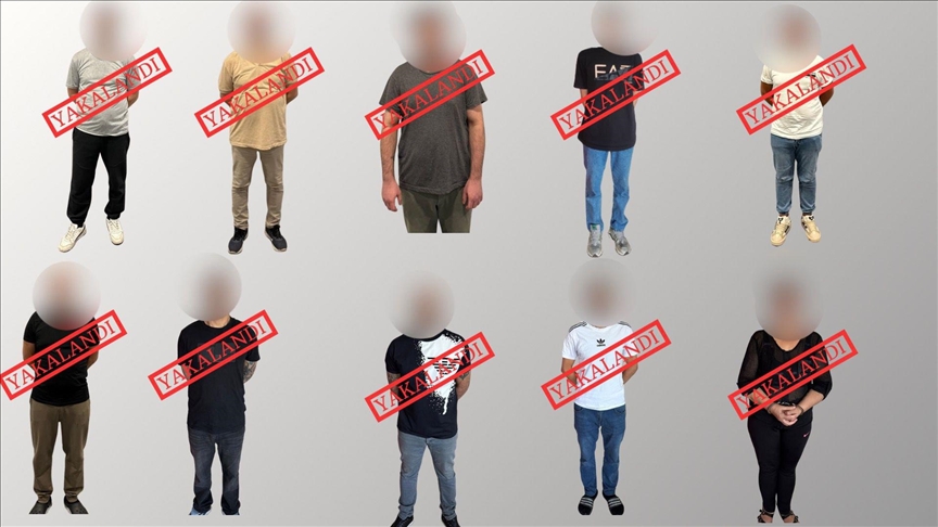Kırmızı bültenle ve ulusal seviyede aranan 10 suçlu Türkiye'ye getirildi