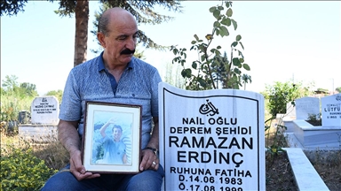 Aradan geçen yıllar depremde yitirdiği oğluna özlemini artırıyor