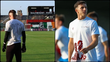 İrlanda'nın Bohemian ekibinde futbolcular, İsrail tarafından öldürülen "Filistinli Pele"yi andı