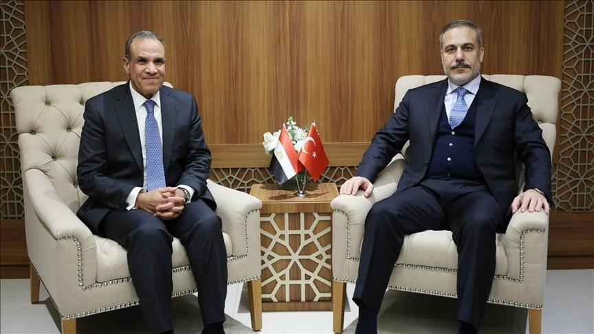 Le ministre turc des Affaires étrangères Fidan discute de Gaza avec son homologue égyptien Abdelati