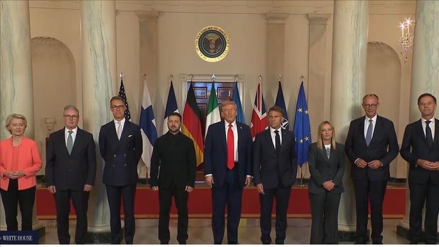 Serokê Amerîkayê Trump, Serokê Dewleta Ukraynayê Zelenskî û pêşengên Ewropayê beriya civînê daxuyanî dan