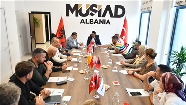 MÜSİAD Albania takim me një delegacion të biznesmenëve nga Turqia