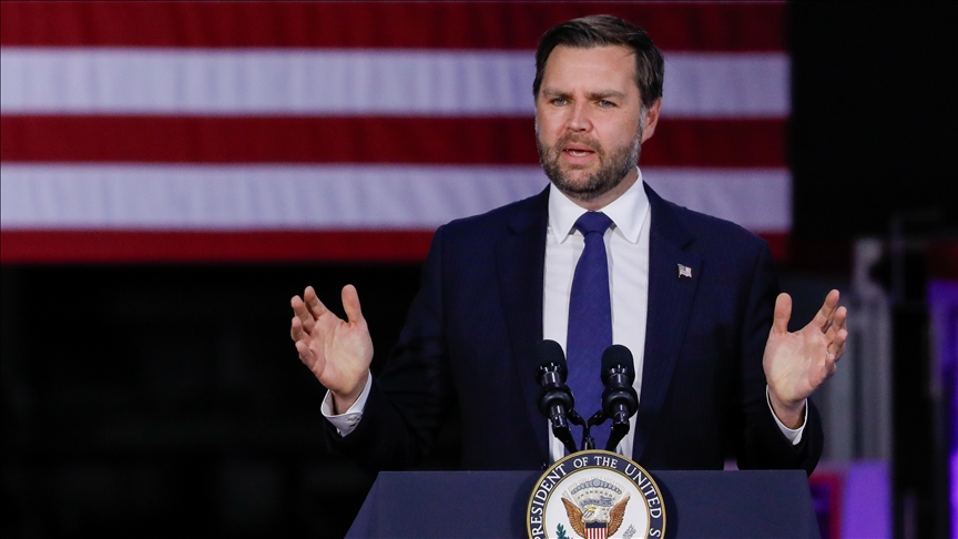US Vice President JD Vance visits DC troops amid protests about federal crime crackdown