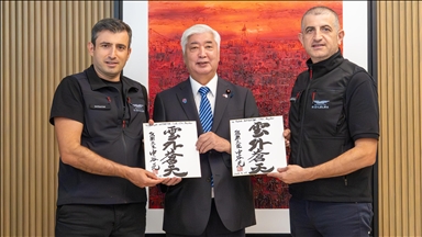Japanese defense minister visits leading Turkish UAV producer Baykar