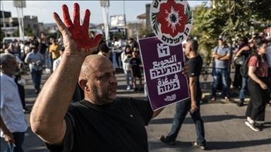 Qytetarët arabë të Izraelit mbajnë protestë solidariteti me Gazën