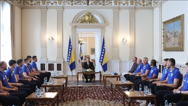 Bećirović organizirao prijem za košarkašku reprezentaciju BiH pred odlazak na EP
