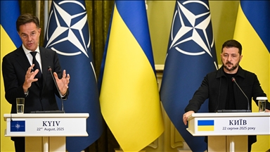 NATO chief visits Kyiv, promises 'security guarantees' to Ukraine