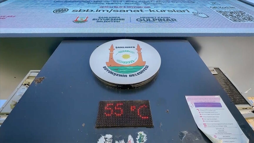 Şanlıurfa'da termometreler 55 dereceyi gösterdi