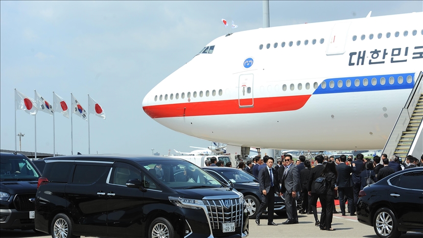 South Korean president visits Japan for summit with premier