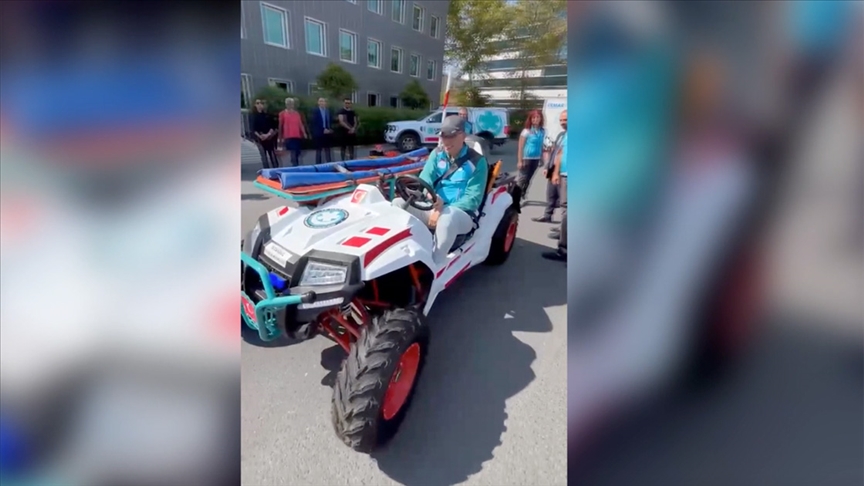Sağlık Bakanı Memişoğlu'ndan "sedyeli ATV ambulansa" ilişkin videolu paylaşım