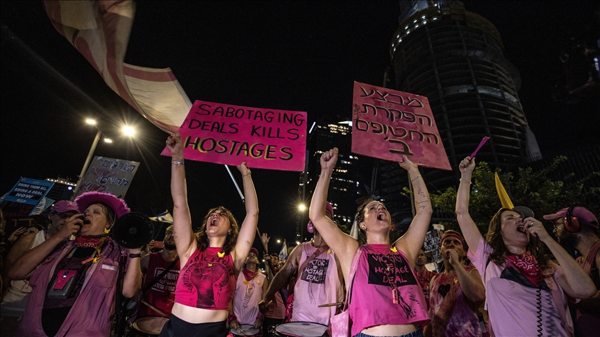 Thousands demonstrate across Israel to demand swap deal to free hostages in Gaza