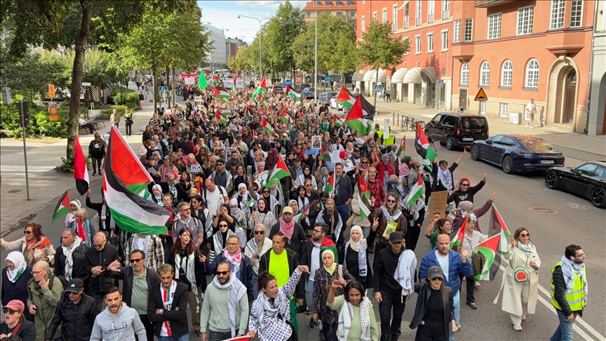 Граѓаните во Шведска протестираа против израелските окупациски планови во Газа