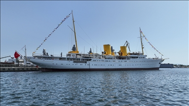 Atatürk'ün manevi mirası Savarona yatı, İstanbul Boğazı'nda yapılacak geçiş törenine hazır