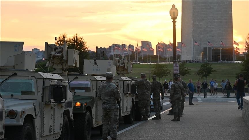 National Guard in Washington, DC begins carrying weapons