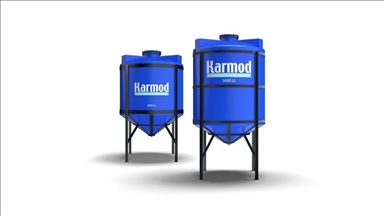 Turkish firm Karmod exports insulated fiberglass water tanks to Germany