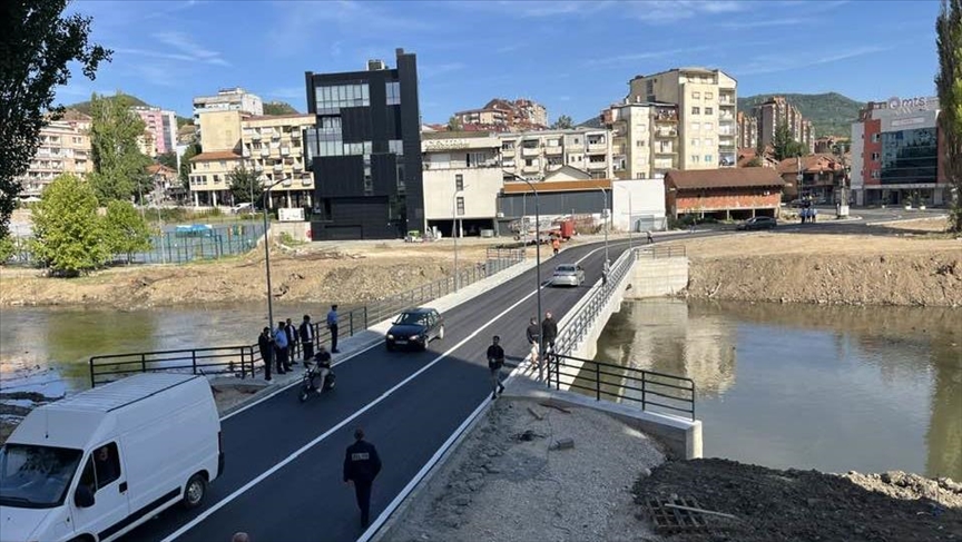 Kosovë, hapet mbi Lumin Ibër ura e re për qarkullimin e automjeteve