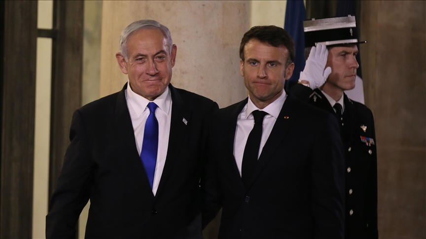 Macron tells Netanyahu not to 'exploit' fight against antisemitism