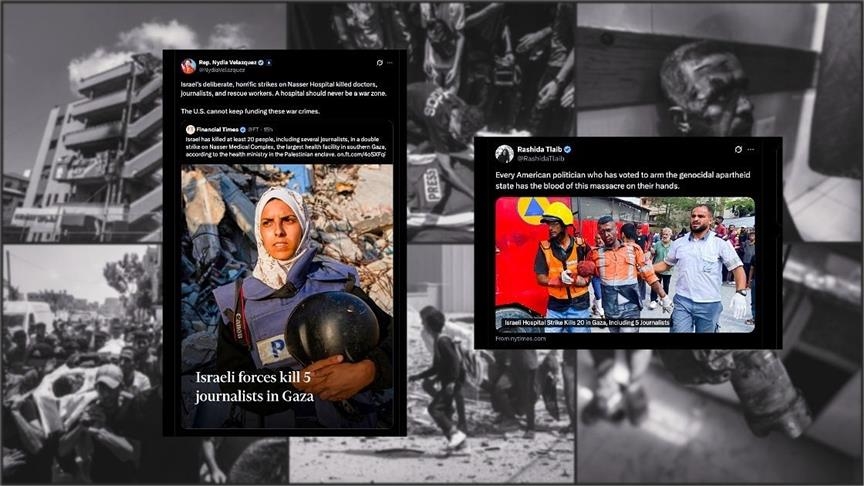 Endamên Kongreya Amerîkayê bertek nîşanî êrîşên Îsraîlê yên dijî Nexweşxaneya Nasirê dan