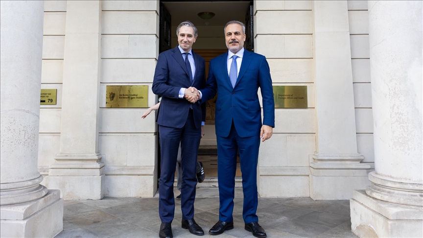 وزير الخارجية التركي يلتقي نظيره الإيرلندي في دبلن