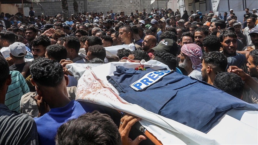 Le syndicat des journalistes de BFMTV condamne la mort de cinq reporters à Gaza