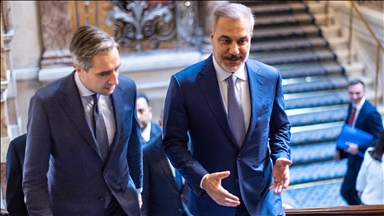 Turkish foreign minister meets with Irish counterpart in Dublin