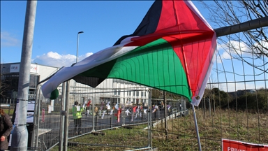 Activists occupy roof of UK weapons factory that supplies Israel's military