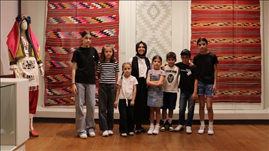 Manav Türklerinin kültürünü çocuklar müze ortamında yaşayarak öğreniyor