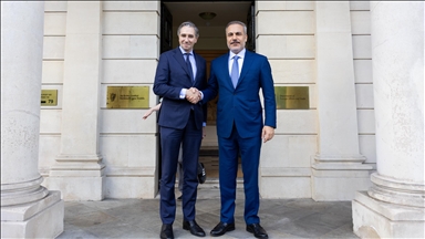 وزير الخارجية التركي يلتقي نظيره الإيرلندي في دبلن