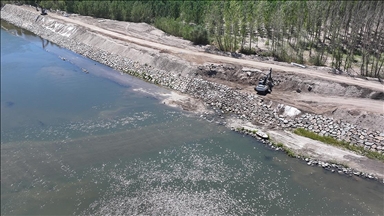Meriç Nehri kıyısındaki setler güçlendiriliyor