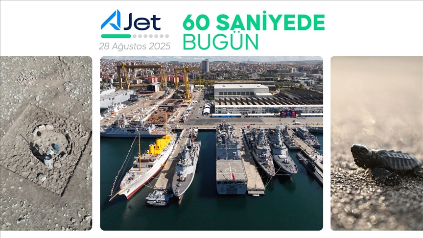 60 saniyede bugün (28 Ağustos 2025)