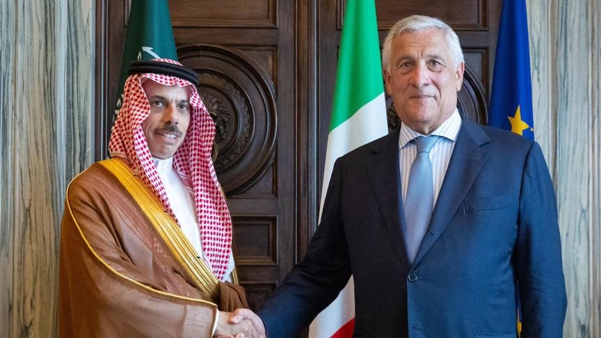 السعودية وإيطاليا تبحثان إدخال المساعدات الإنسانية إلى غزة