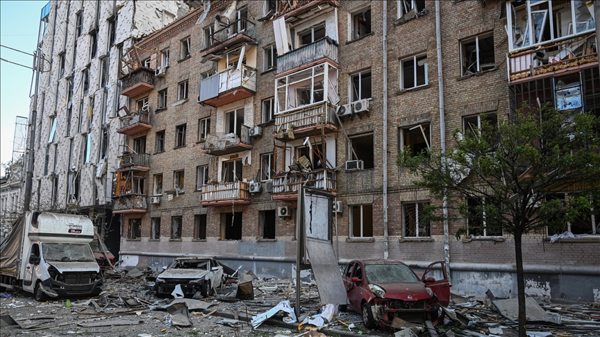 Rus ordusunun Kiev’e düzenlediği saldırıda 14 kişi öldü, 38 kişi yaralandı