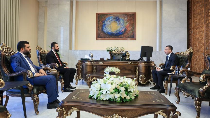الشرع يتفق مع رئيس المخابرات العراقية على تعزيز التعاون الأمني