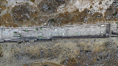 Blaundos Antik Kenti'nde Roma'nın şehirleşme altyapısı ortaya çıkarıldı