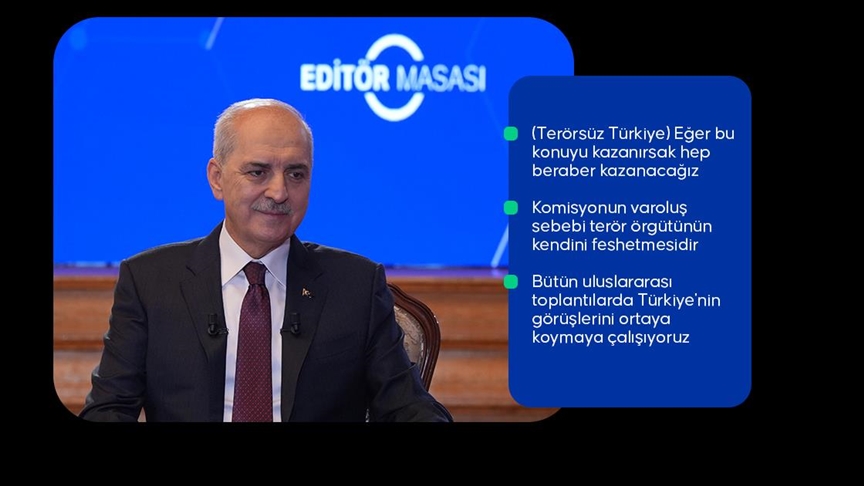 TBMM Başkanı Kurtulmuş: Aslolan terörün arkasındaki unsurların ortadan kaldırılması, bataklığın kurutulmasıdır