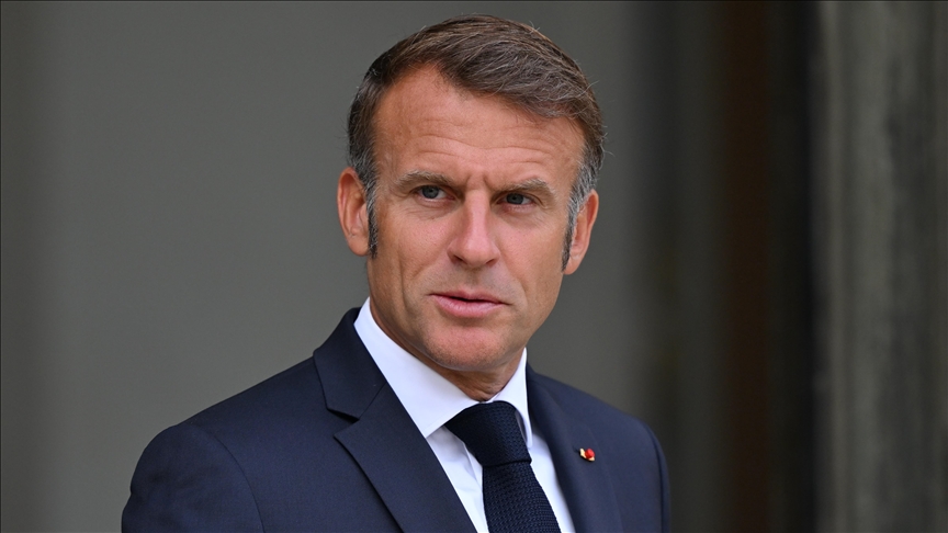 Macron: Gazze Şeridi'ndeki insani felaketin kabul edilemez olduğunu söylemek istiyorum