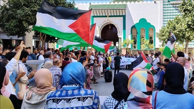 آلاف المغاربة يطالبون بوقف التجويع الإسرائيلي في غزة‎