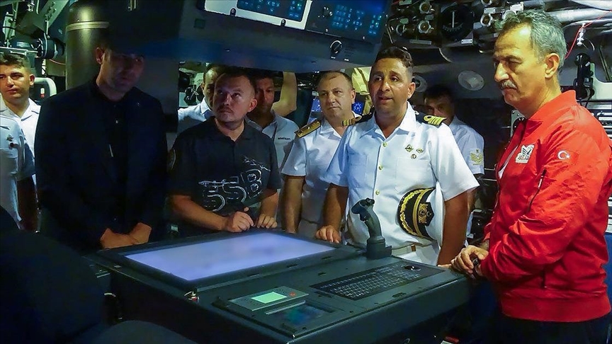SSB Başkanı Görgün, "TEKNOFEST Mavi Vatan"da Hızırreis'i ziyaret etti