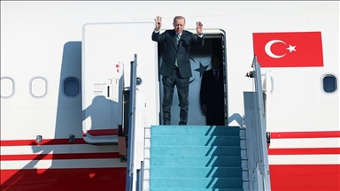 Turkish president heads to China to attend SCO summit