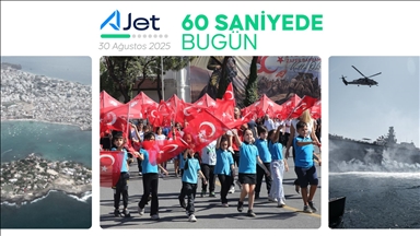 60 saniyede bugün (30 Ağustos 2025)