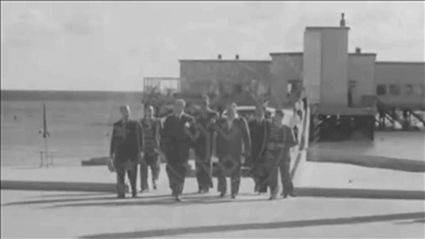 Bakan Ersoy, Atatürk'ün ilk kez yayınlanan görüntü kaydını paylaştı