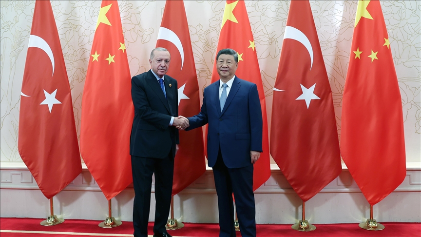 Turkish, Chinese presidents discuss Middle Corridor, Belt and Road Initiative