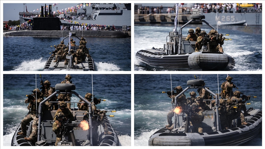 SAT ve SAS komandolarından TEKNOFEST Mavi Vatan'da nefes kesen gösteri