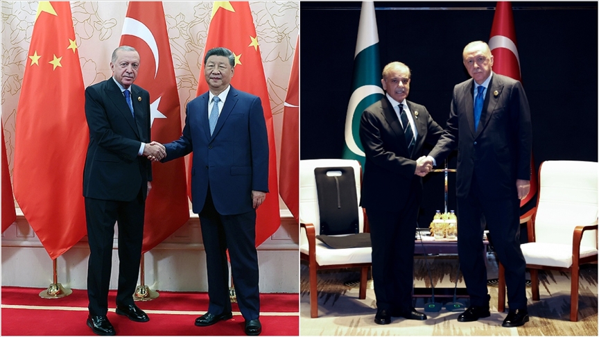 Cumhurbaşkanı Erdoğan'dan Çin'de diplomasi trafiği