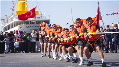"TEKNOFEST Mavi Vatan"da Halat Çekme Yarışması düzenlendi