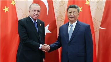 Turkish President Erdogan meets Chinese counterpart Xi in visit to China