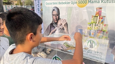 Kerkük'te Gazze'deki bebekler için mama desteği kampanyası başlatıldı
