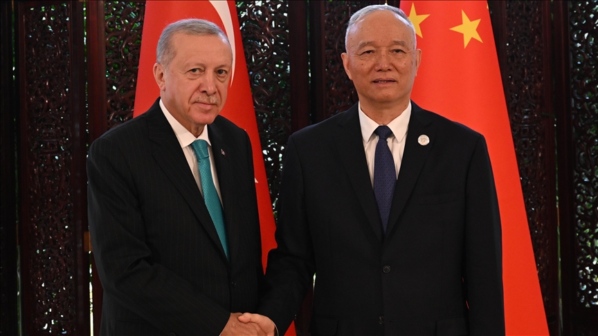 Turkish president meets 1st secretary of China’s Communist Party