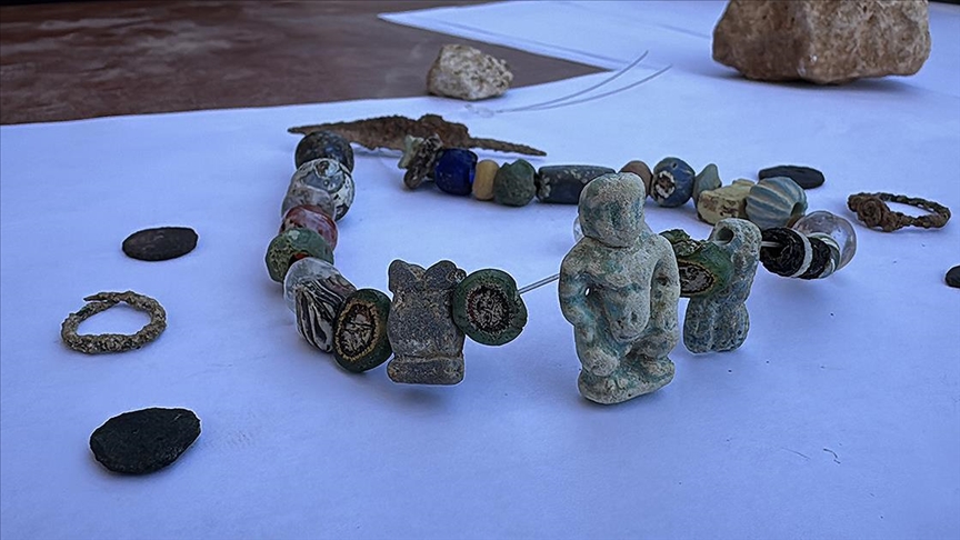 Perre Antik Kenti'nde Mısır Tanrısı Pataikos figürü bulundu