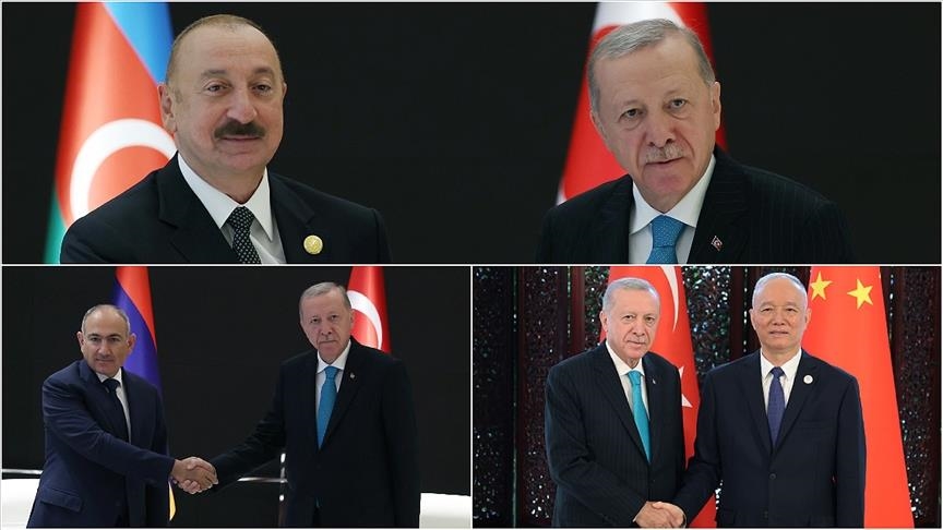 Serokomar Erdogan li Çînê hevdîtinên xwe yên dualî didomîne